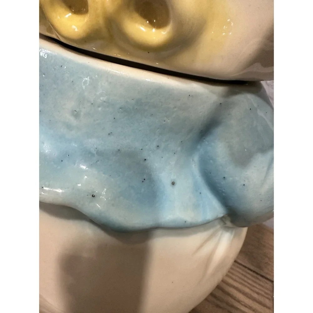 VTG Baby Elephant Holding Ice Cream Come Cookie Jar McCoy Rare